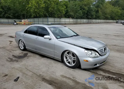 2000 Mercedes-Benz S 430 z USA, uszkodzony, nr VIN WDBNG70J1YA067519